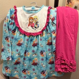 Frozen Themed Set with Pink Pants
